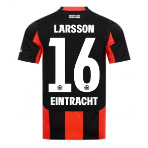 Eintracht Frankfurt Hugo Larsson #16 Domácí Dres 2025-26 Krátký Rukáv