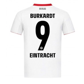 Eintracht Frankfurt Jonathan Burkardt #9 Venkovní Dres 2025-26 Krátký Rukáv