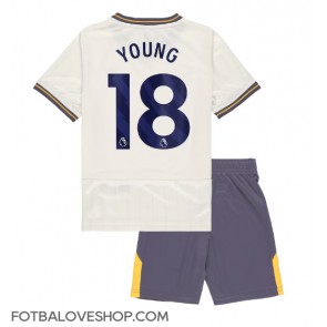 Everton Ashley Young #18 Dětské Alternativní Dres 2024-25 Krátký Rukáv (+ trenýrky)