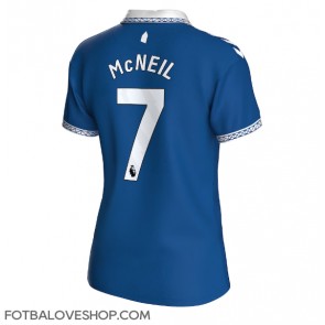 Everton Dwight McNeil #7 Dámské Domácí Dres 2023-24 Krátký Rukáv