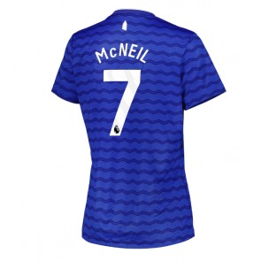 Everton Dwight McNeil #7 Dámské Domácí Dres 2025-26 Krátký Rukáv