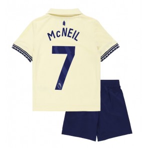 Everton Dwight McNeil #7 Dětské Venkovní Dres 2025-26 Krátký Rukáv (+ trenýrky)