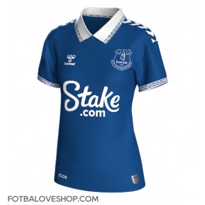 Everton Dámské Domácí Dres 2023-24 Krátký Rukáv