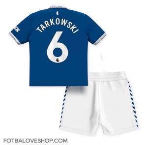 Everton James Tarkowski #6 Dětské Domácí Dres 2023-24 Krátký Rukáv (+ trenýrky)