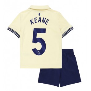 Everton Michael Keane #5 Dětské Venkovní Dres 2025-26 Krátký Rukáv (+ trenýrky)