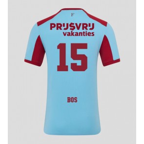 Feyenoord Jordan Bos #15 Alternativní Dres 2025-26 Krátký Rukáv