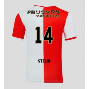 Feyenoord Sem Steijn #14 Domácí Dres 2025-26 Krátký Rukáv