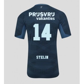 Feyenoord Sem Steijn #14 Venkovní Dres 2025-26 Krátký Rukáv
