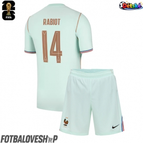 Francie Adrien Rabiot #14 Dětské Venkovní Dres MS 2026 Krátký Rukáv (+ trenýrky)