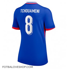 Francie Aurelien Tchouameni #8 Dámské Domácí Dres ME 2024 Krátký Rukáv
