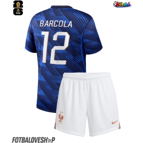 Francie Bradley Barcola #12 Dětské Domácí Dres MS 2026 Krátký Rukáv (+ trenýrky)