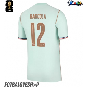 Francie Bradley Barcola #12 Venkovní Dres MS 2026 Krátký Rukáv