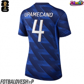 Francie Dayot Upamecano #4 Dámské Domácí Dres MS 2026 Krátký Rukáv