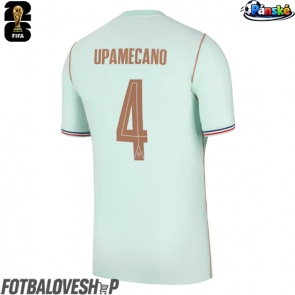 Francie Dayot Upamecano #4 Venkovní Dres MS 2026 Krátký Rukáv