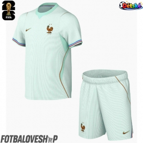 Francie Dětské Venkovní Dres MS 2026 Krátký Rukáv (+ trenýrky)