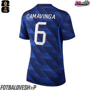 Francie Eduardo Camavinga #6 Dámské Domácí Dres MS 2026 Krátký Rukáv