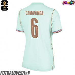 Francie Eduardo Camavinga #6 Dámské Venkovní Dres MS 2026 Krátký Rukáv