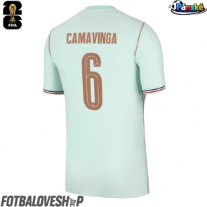 Francie Eduardo Camavinga #6 Venkovní Dres MS 2026 Krátký Rukáv
