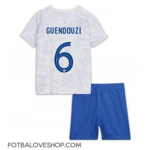 Francie Matteo Guendouzi #6 Dětské Venkovní Dres MS 2022 Krátký Rukáv (+ trenýrky)