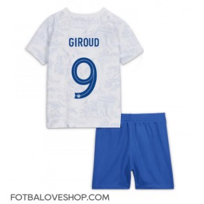 Francie Olivier Giroud #9 Dětské Venkovní Dres MS 2022 Krátký Rukáv (+ trenýrky)