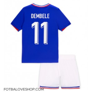 Francie Ousmane Dembele #11 Dětské Domácí Dres ME 2024 Krátký Rukáv (+ trenýrky)