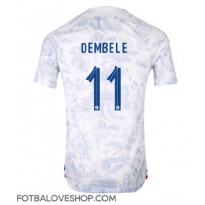 Francie Ousmane Dembele #11 Venkovní Dres MS 2022 Krátký Rukáv