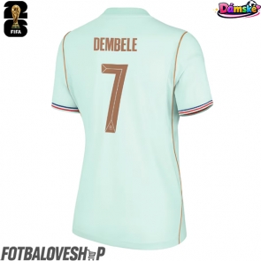 Francie Ousmane Dembele #7 Dámské Venkovní Dres MS 2026 Krátký Rukáv