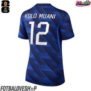 Francie Randal Kolo Muani #12 Dámské Domácí Dres MS 2026 Krátký Rukáv