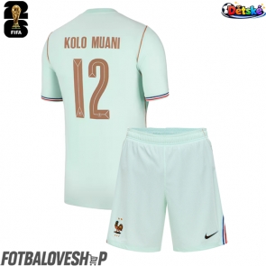 Francie Randal Kolo Muani #12 Dětské Venkovní Dres MS 2026 Krátký Rukáv (+ trenýrky)