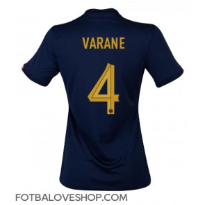 Francie Raphael Varane #4 Dámské Domácí Dres MS 2022 Krátký Rukáv