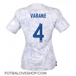 Francie Raphael Varane #4 Dámské Venkovní Dres MS 2022 Krátký Rukáv