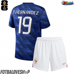 Francie Theo Hernandez #19 Dětské Domácí Dres MS 2026 Krátký Rukáv (+ trenýrky)