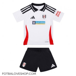 Fulham Dětské Domácí Dres 2024-25 Krátký Rukáv (+ trenýrky)
