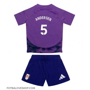 Fulham Joachim Andersen #5 Dětské Alternativní Dres 2024-25 Krátký Rukáv (+ trenýrky)