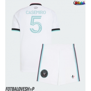 Inter Miami Casemiro #5 Dětské Alternativní Dres 2026-27 Krátký Rukáv (+ trenýrky)