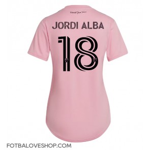 Inter Miami Jordi Alba #18 Dámské Domácí Dres 2023-24 Krátký Rukáv
