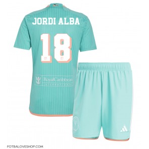 Inter Miami Jordi Alba #18 Dětské Alternativní Dres 2024-25 Krátký Rukáv (+ trenýrky)