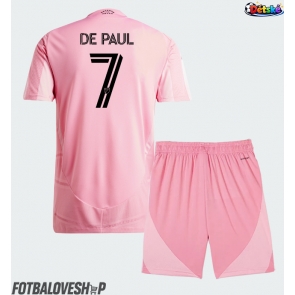 Inter Miami Rodrigo De Paul #7 Dětské Domácí Dres 2026-27 Krátký Rukáv (+ trenýrky)