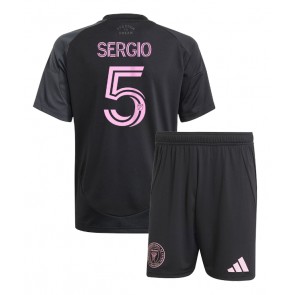 Inter Miami Sergio Busquets #5 Dětské Venkovní Dres 2025-26 Krátký Rukáv (+ trenýrky)
