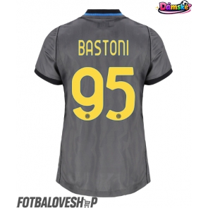 Inter Milan Alessandro Bastoni #95 Dámské Alternativní Dres 2026-27 Krátký Rukáv