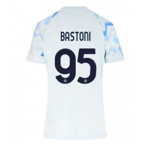 Inter Milan Alessandro Bastoni #95 Dámské Venkovní Dres 2025-26 Krátký Rukáv