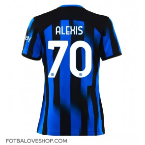 Inter Milan Alexis Sanchez #70 Dámské Domácí Dres 2023-24 Krátký Rukáv