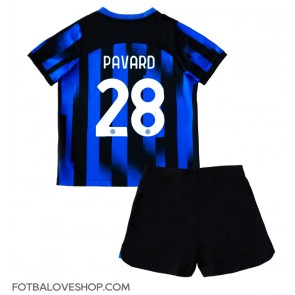Inter Milan Benjamin Pavard #28 Dětské Domácí Dres 2023-24 Krátký Rukáv (+ trenýrky)