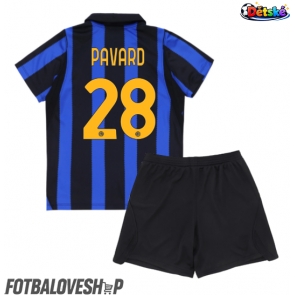 Inter Milan Benjamin Pavard #28 Dětské Domácí Dres 2026-27 Krátký Rukáv (+ trenýrky)