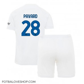 Inter Milan Benjamin Pavard #28 Dětské Venkovní Dres 2023-24 Krátký Rukáv (+ trenýrky)