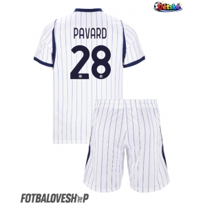 Inter Milan Benjamin Pavard #28 Dětské Venkovní Dres 2026-27 Krátký Rukáv (+ trenýrky)