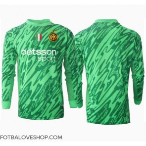 Inter Milan Brankářské Domácí Dres 2024-25 Dlouhý Rukáv