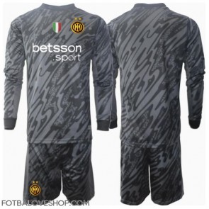 Inter Milan Brankářské Dětské Alternativní Dres 2024-25 Dlouhý Rukáv (+ trenýrky)