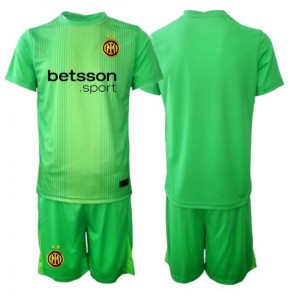 Inter Milan Brankářské Dětské Alternativní Dres 2025-26 Krátký Rukáv (+ trenýrky)