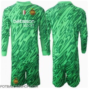 Inter Milan Brankářské Dětské Domácí Dres 2024-25 Dlouhý Rukáv (+ trenýrky)
